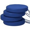 Outsunny Outdoor Chair Cushions Set of 4, Round Seat Cushions for Dining Chairs Bistro Chairs with Machine Washable Cover, 15" x 15" x 3" - 4 of 4