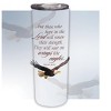 Elanze Designs Soar Eagles Wings Sky Blue 20 ounce Stainless Steel Travel Tumbler - 2 of 4
