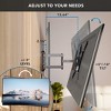 Mount-It! Full Motion TV Wall Mount Monitor Wall Bracket with Swivel and Articulating Tilt Arm, Fits 23 - 55 Inch LCD LED OLED Flat Screens, 66 Lbs - 4 of 4