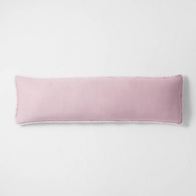 Lumbar Heavyweight Linen Blend Throw Pillow - Casaluna™