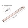 Unique Bargains Office Smooth Writing Fine Point Black Ink Roller Ball Pens 12 Pcs - 2 of 4