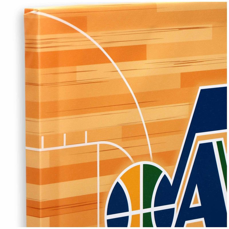 NBA Utah Jazz Court Canvas Wall Sign, 4 of 5