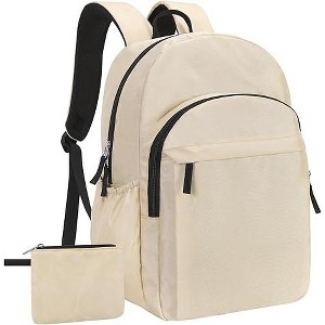 Hachikiko 15.6 Inch Water Resistant Backpack,Multi-Pocket School Backpack for Teens, College Bookbag, Travel Carry On, Work Daypack - 1 of 4