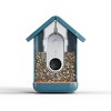 Bird Buddy 9" Solar Novelty Bird Feeder Blue: Weather-Resistant, Pole Mount, Lithium Ion Battery Included - 2 of 4