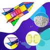 Everplay Magnetic Tiles For Kids, 30PCS Construction STEM Building Blocks Educational Toy - 3 of 4