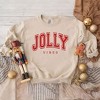 Simply Sage Market Women's Graphic Sweatshirt Jolly Vibes Varsity Thick Outline - image 2 of 2