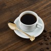 Fino 4.5-Inch Cup & Saucer Design Gold Plated Demi Spoon - 2 of 4