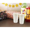 Blue Panda 50 Pack Gold Foil Confetti Disposable Paper Cups Party Supplies and Decorations, White 12 Ounce - 3 of 4