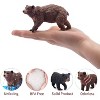 6-Piece Realistic Bear Figurine Set - Forest Animal Family Toy for Kids Toddlers, Ideal Educational Birthday Gift - 3 of 4