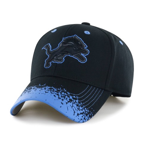 NFL Detroit Lions Black Spray Hat