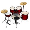 Ashthorpe 5-Piece Full-Size Complete Adult Drum Set with Remo Batter Drumheads - 3 of 4