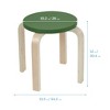 ECR4Kids Bentwood Stackable Stools, 6-Piece - 2 of 4