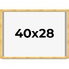 PosterPalooza | Minimalist Shadow Box Gold Picture Frame - UV Acrylic, Backing Board, Hanging Hardware - 2 of 4