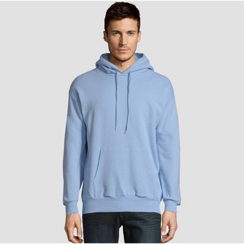 Oversized Fit Cotton hoodie - Light blue - Men