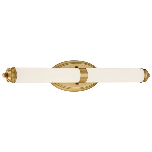 Access Lighting Madison 1 - Light Vanity in  Brushed Gold - 1 of 2