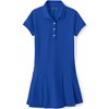Lands' End School Uniform Kids Short Sleeve Mesh Pleated Polo Dress - 3 of 4