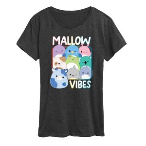 Women's - Squishmallows - Mallow Vibes Short Sleeve Graphic T-Shirt - 1 of 4