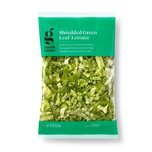 Shredded Green Leaf Lettuce - 4.5oz - Good & Gather™ - image 1 of 3