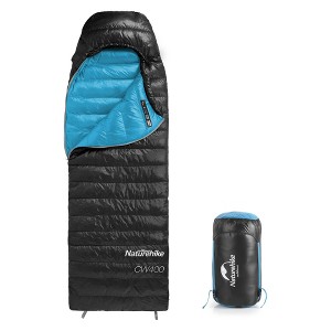 Naturehike Ultralight 650FP Down Sleeping Bag for Adults - 42°F Waterproof Backpacking Bag for Camping, Hiking & Travel w/Compression Sack - 1 of 4