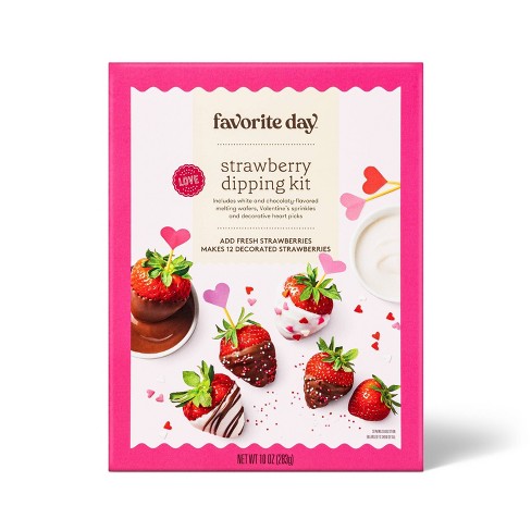 Valentine Strawberry Dipping Kit - 10oz/12ct - Favorite Day™