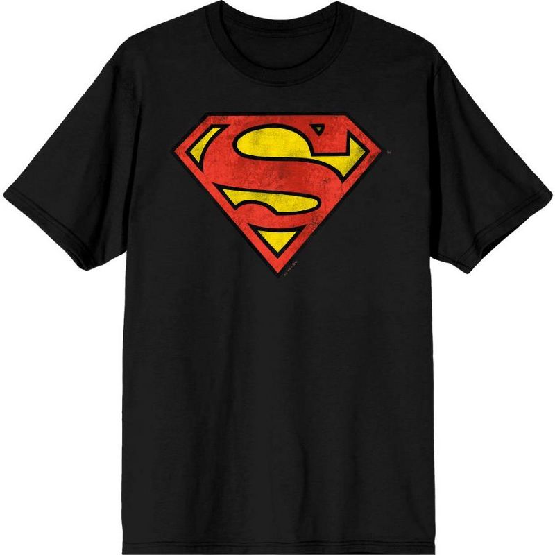 Superman Logo Men's Short Sleeve Tee, 1 of 3