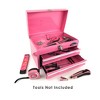 Apollo Tools DT5010P 2 Drawer Steel Chest Pink: Lifetime Warranty, Steel, 9.65" Height, 10.3 lbs, Non-Powered Fastening Tools - 3 of 4