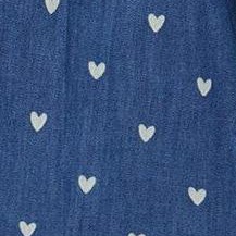 navy blue and white hearts