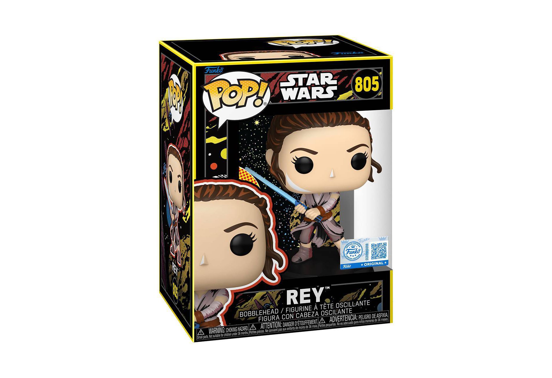 Funko POP! Star Wars: TFA Rey (retro) Figure