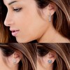 Disney Stitch Earrings Set - 6 Pairs, Silver-Plated with Crystals and Enamel, Drop and Stud Styles - 2 of 4