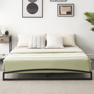 homfan Bed Frame Low Profile, Metal Platform Bed Frame, Mattress Foundation, No Box Spring Needed