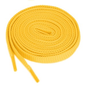 INSPIRE CHIC Double Layer Hollow Thick Flat Shoelaces 2 Pairs - 1 of 4