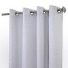 Thermaplus Ventura Blackout Grommet Curtain Panel Pair Frame Your Windows with Subtle Slub Textured Motif Each 78" x 84" White - 3 of 4