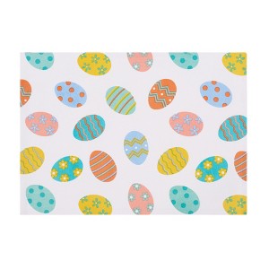 C&F Home Easter Spring Eggs Cotton Single Rectangle Placemats, Set of 6 - 1 of 4