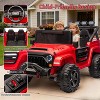 24V Ride on Toys for Kids, 2 Seater Electric Ride on Car w/Remote Control, 4 Powerful Motors, 4WD/2WD, 3 Speeds, Led Lights - 4 of 4