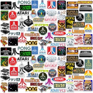 Atari Games Vinyl Large Deluxe Stickers Variety Pack - 1 of 4