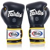 Fairtex BGV9 Mexican Style Blue Yellow Muay Thai Boxing Glove - Heavy Hitter - 4 of 4