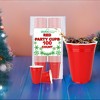 Durame Red Disposable Large Plastic Cups for Party & Fun Pong Games - 16 oz 100 Pack - 2 of 4