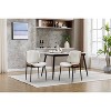 CAVINAS Set of 2 Retro Faux Leather Dining Chair with Metal Frame,Upholstered Dining Room Chairs for Kitchen,Living Room - 2 of 4