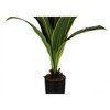Artificial Plant, 47" Tall, Dracaena Tree, Indoor, Faux, Fake, Floor, Greenery, Potted, Real Touch, Decorative, Green Leaves, Black Pot - 4 of 4