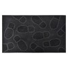 Evideco French Home Goods Outdoor Front Door Mat 30x18 Rubber Shoeprint - 4 of 4
