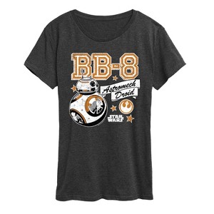 Women's - Star Wars: The Force Awakens - BB8 Short Sleeve Graphic T-Shirt - 1 of 4