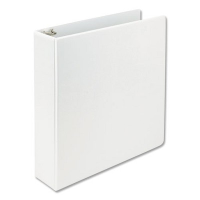 Samsill Earth's Choice Plant-Based D-Ring View Binder, 3 Rings, 2" Capacity, 11 x 8.5, White