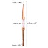 Unique Bargains Double Head Crystal Handle 8mm 11mm Drawing Brush Liner Brush Painting Pen ABS Rose Gold Tone 1 Pcs - 4 of 4