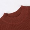 Women's Cap Sleeve Knit Pullover Sweater Crew Neck Tank Tops - 3 of 4