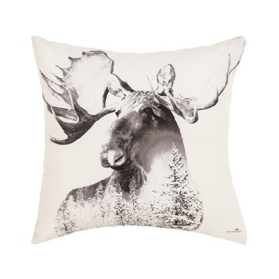 C&f Home Moose Forest Indoor And Outdoor Throw Pillow : Target