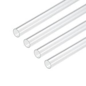 Unique Bargains Lamp Lantern Water Cooling System Acrylic Round Tubes 4 Pcs 10" - 1 of 4