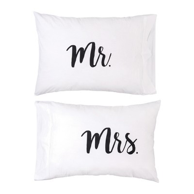 C\u0026F Home Mr. And Mrs. Pillowcase Set 