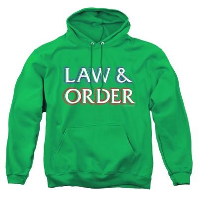 Law And Order Logo Adult Pull-Over Hoodie