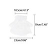 INSPIRE CHIC Women's Lace Fingerless Wrist Length Wedding Elegant White Ruffled Floral Gloves 1 Pair - 2 of 4