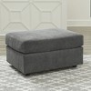 Signature Design by Ashley Contemporary Stairatt Ottoman, Gravel - 2 of 4